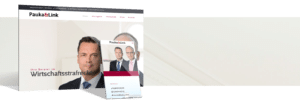 Kanzlei Homepage von Pauka und Link erstellt durch webdesign.koeln