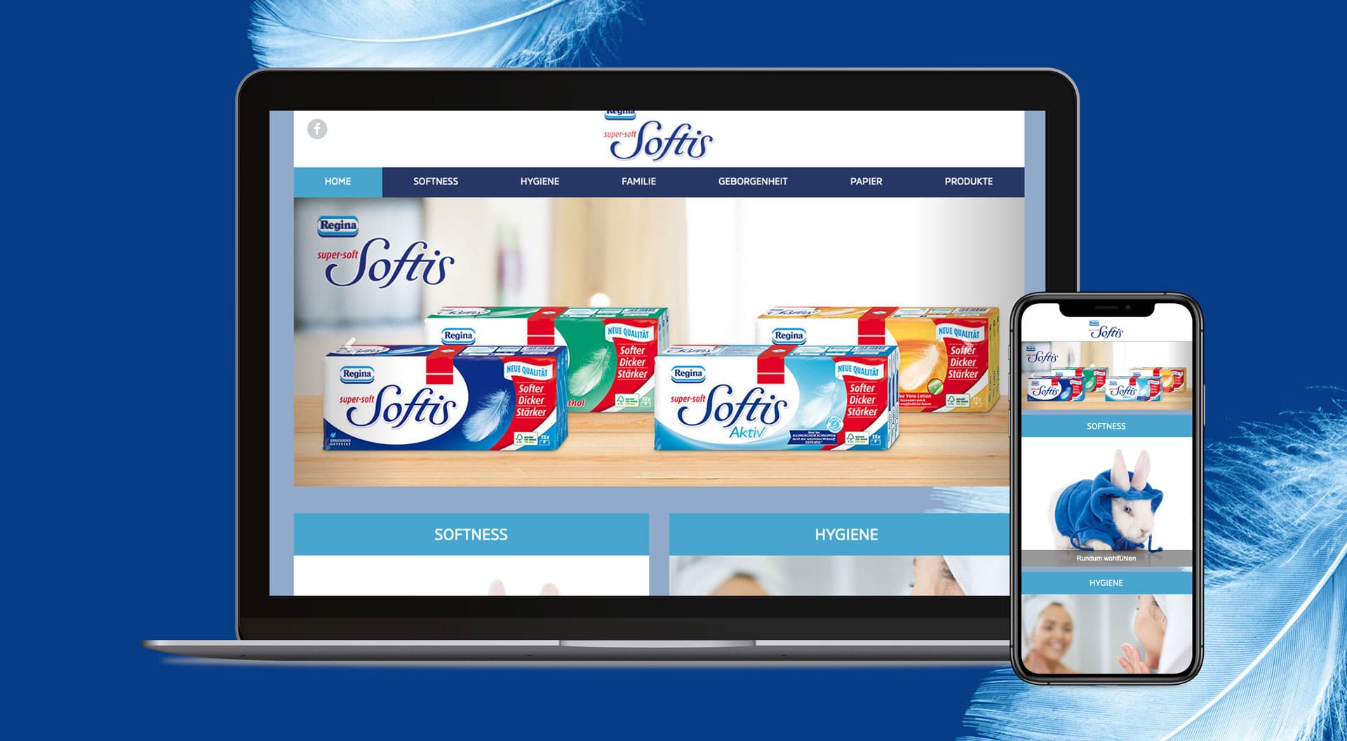 Regina Softis Website by Webdesign Koeln
