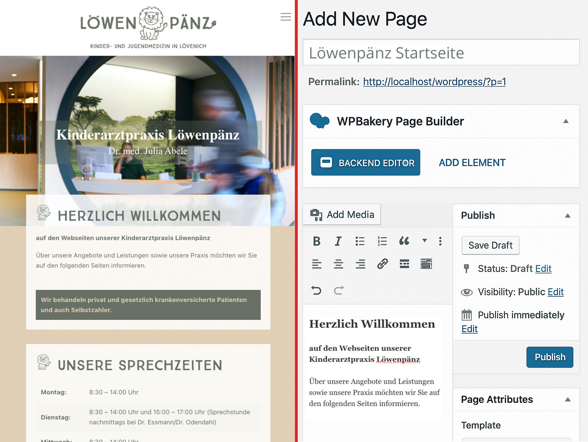 Einfache Bedienung des WordPress Backends für Ihre Website