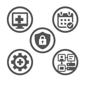 Icons für Webdesign von Arztpraxen