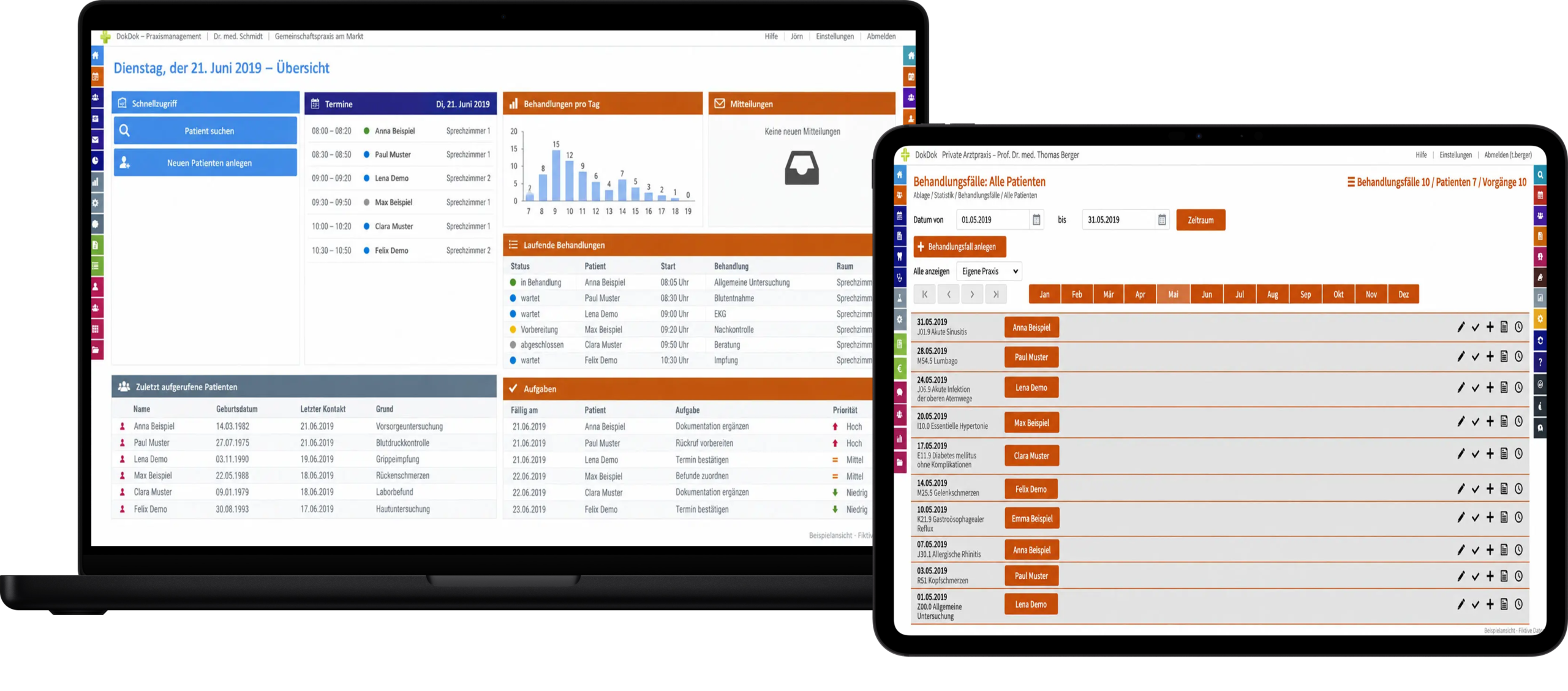 dokdok-all-devices dokdok Webseite auf Laptop und Tablet Darstellung